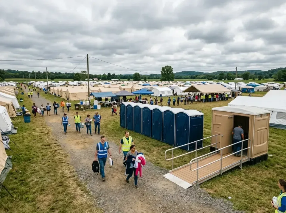 disaster-relief-camp-restrooms-010 — frequently asked questions, Dumpster & Portable Bathrooms Rental in Wilsonville, OR